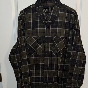 Men's Ronin Black Plaid Shirt